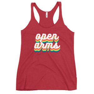 Women's Script Pride Racerback Tank