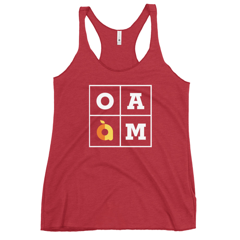 Women's OAM Box Racerback Tank - Image 11