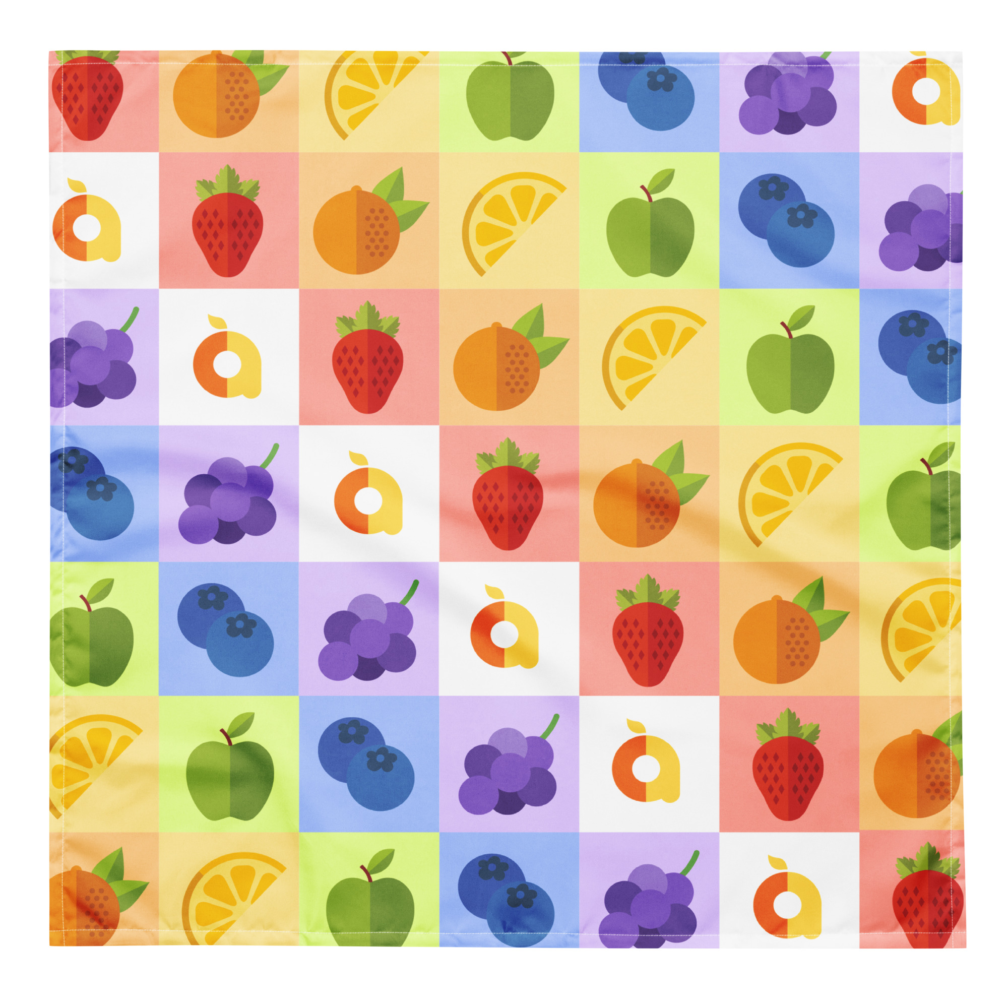 Fruit Rainbow Bandana