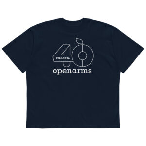 Unisex 40 Years Minimal Oversized Tee