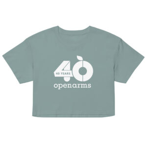 Women's 40 Years Crop Top Dark