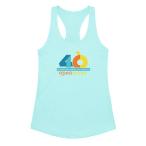 Women’s 40th Anniversary Fitted Racerback Tank Top